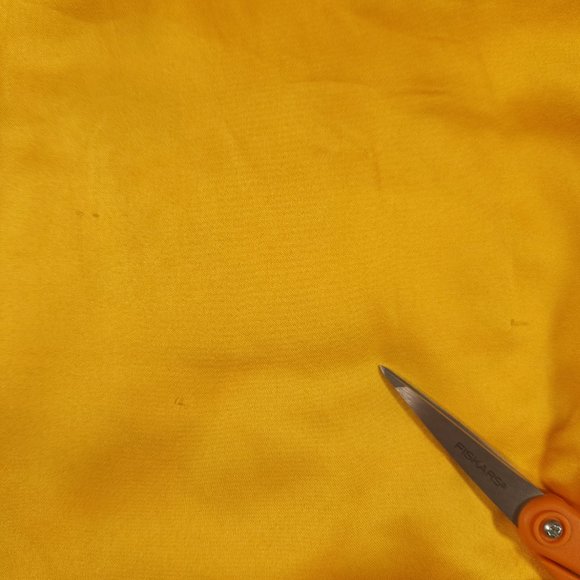 Soft Surroundings Blouse Medium Yellow Gold Floral Wide Sleeve Silky Pullover - Picture 9 of 16